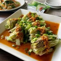 豚肉＆キャベツの重ね蒸し〜キャベツ味噌だれ〜