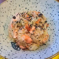salmon steamed rice|Cindy Hoさん