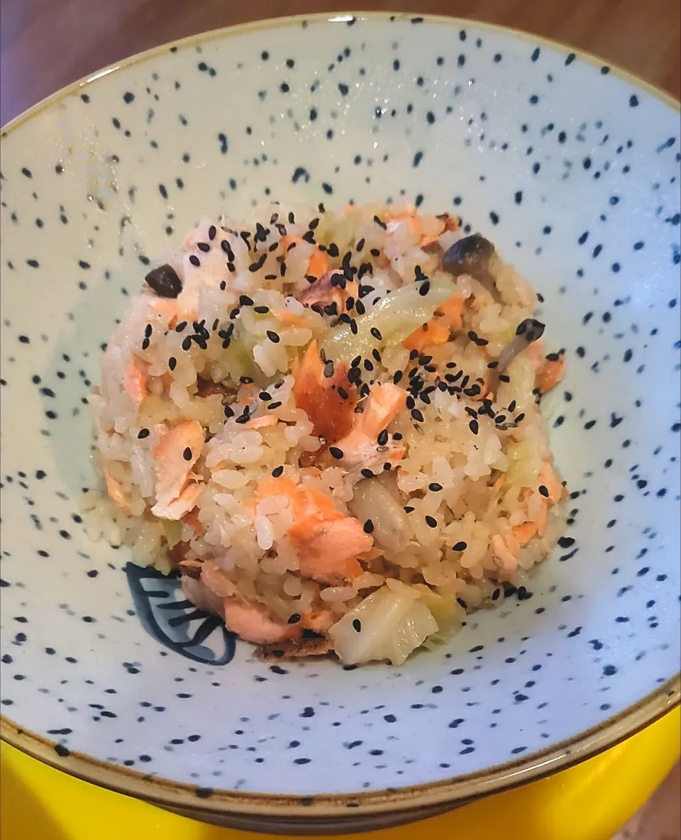 salmon steamed rice|Cindy Hoさん