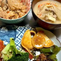 夕食|くまとらさん