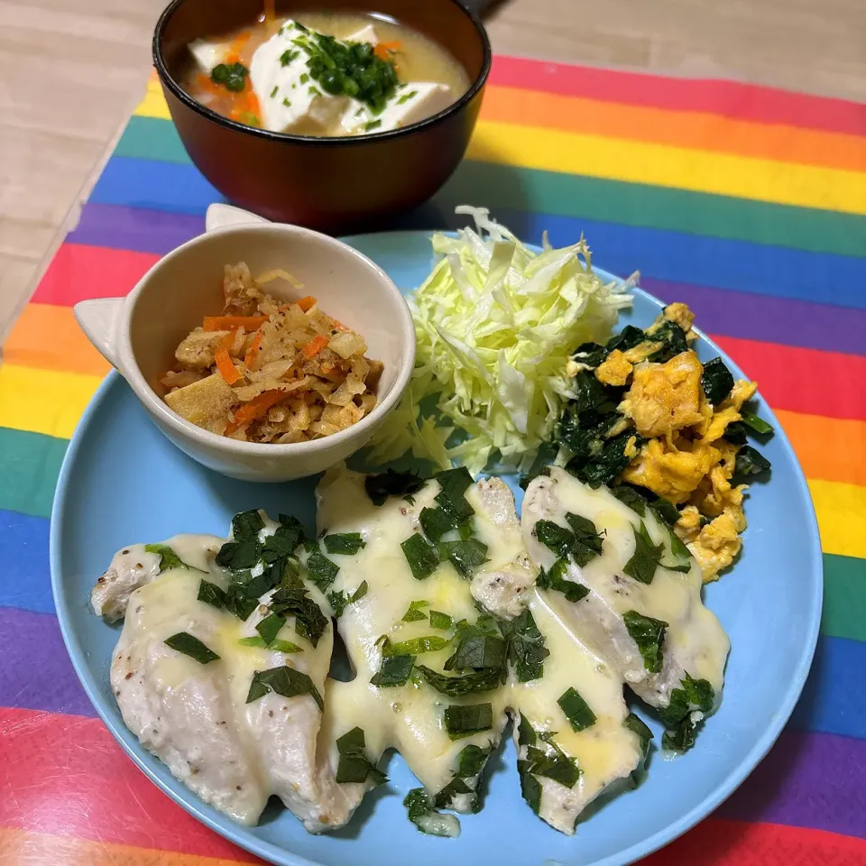 鶏胸肉のしそチーズ焼き♬|panchiさん