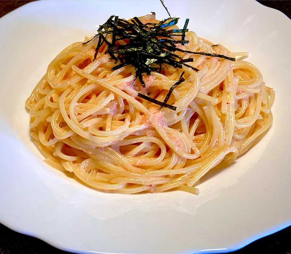 過日の麺好き男のランチ                                             「辛子明太子パスタ」|mottoさん