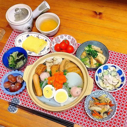 「白だしゴールド」を使ってみたSnapdishの料理・レシピ写真:🍢簡単おでんの晩御飯🍢