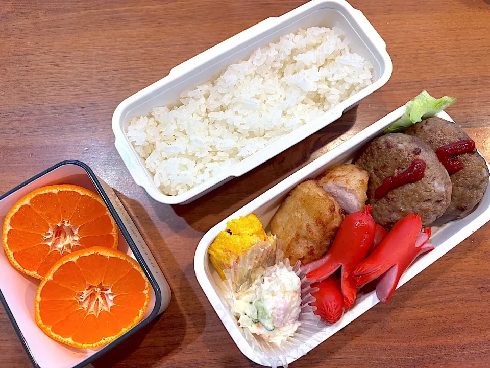 お弁当の日🍙(おとうと作)|cocomikaさん