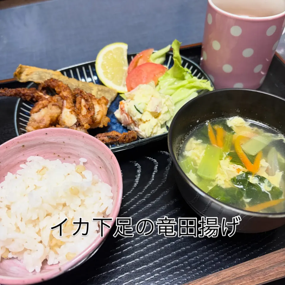 イカ下足の竜田揚げ|いのっちさん