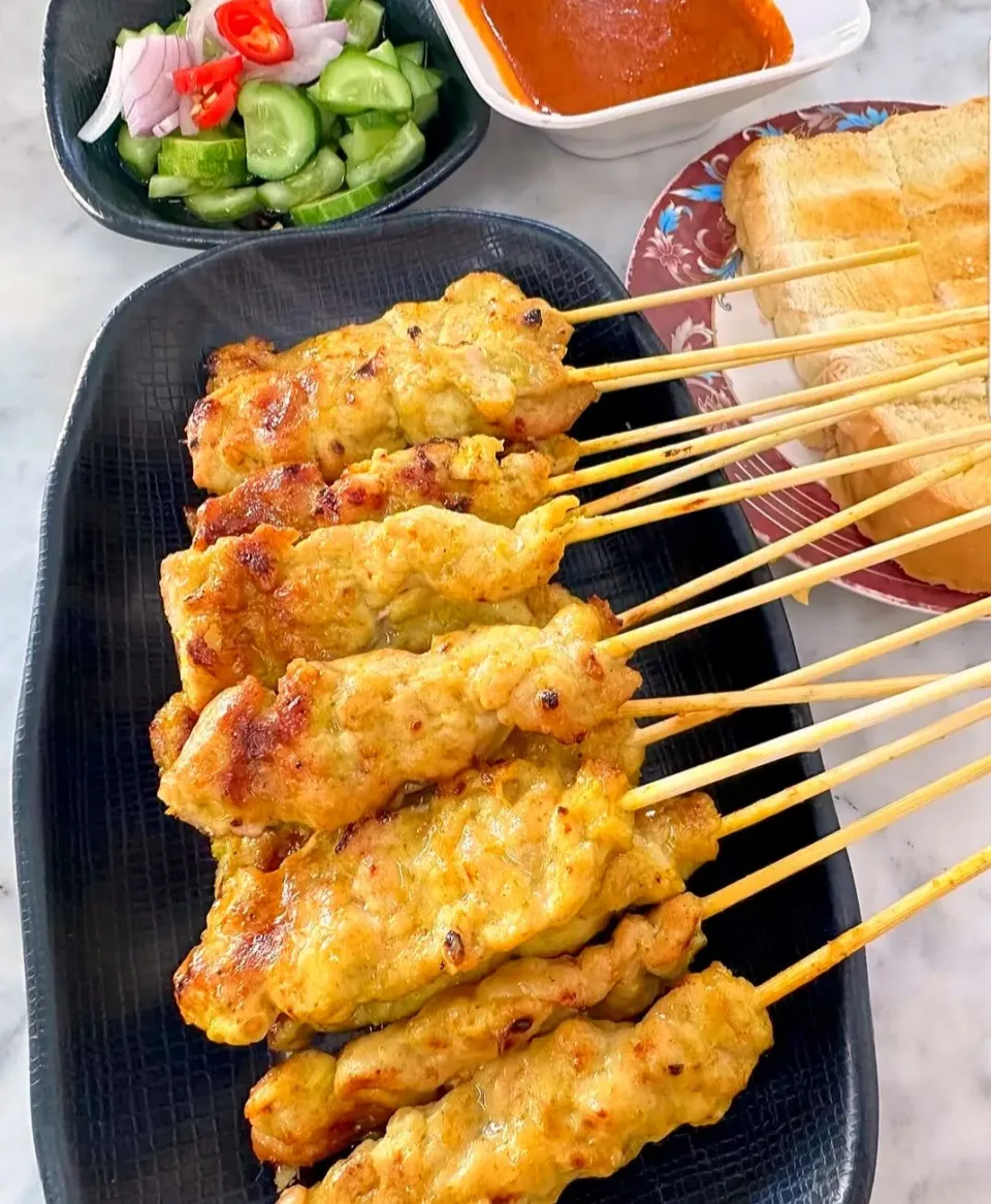 Tender & Delish Pork Satay 🐷🤤|An'leeさん