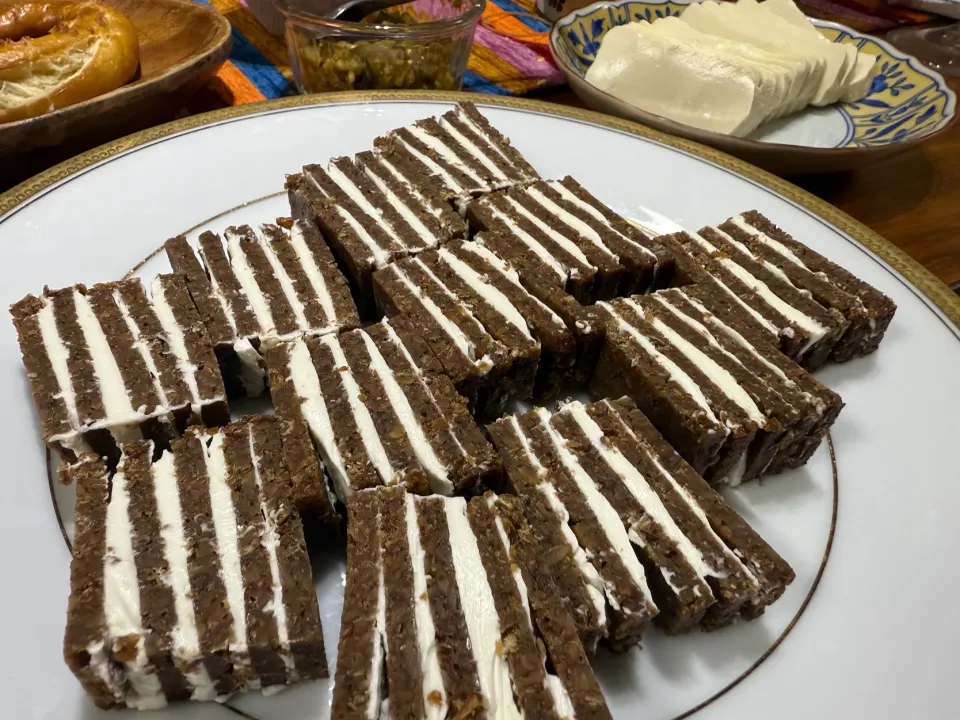 ライ麦パンとサワークリームのミルフィーユ|まささん