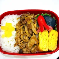 豚こまで焼肉炒め弁当。|ちはるさん