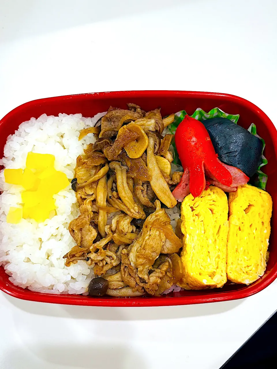 豚こまで焼肉炒め弁当。|ちはるさん