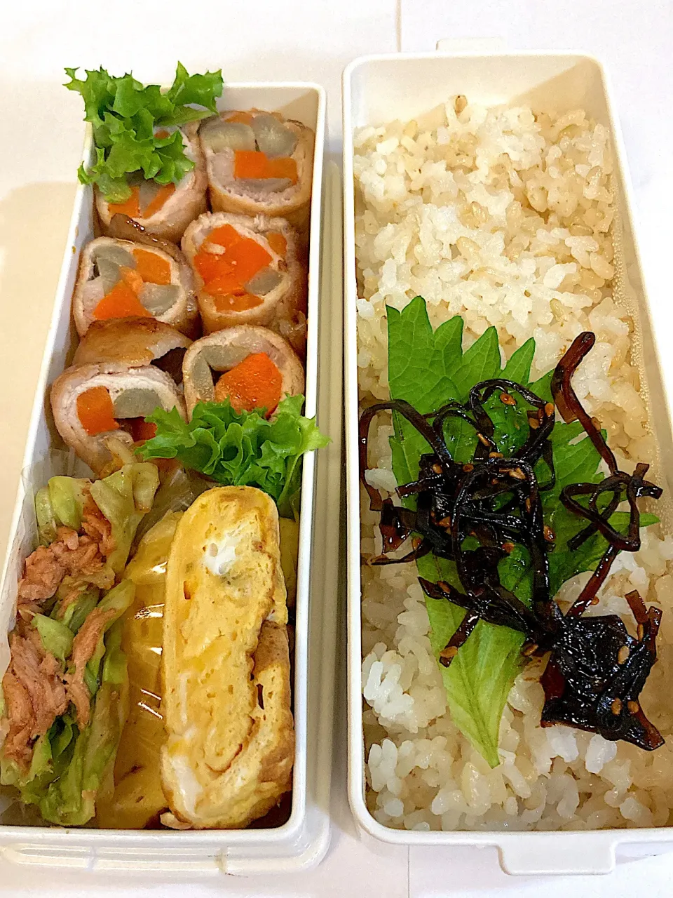 根菜の豚肉巻き弁当|リラさん