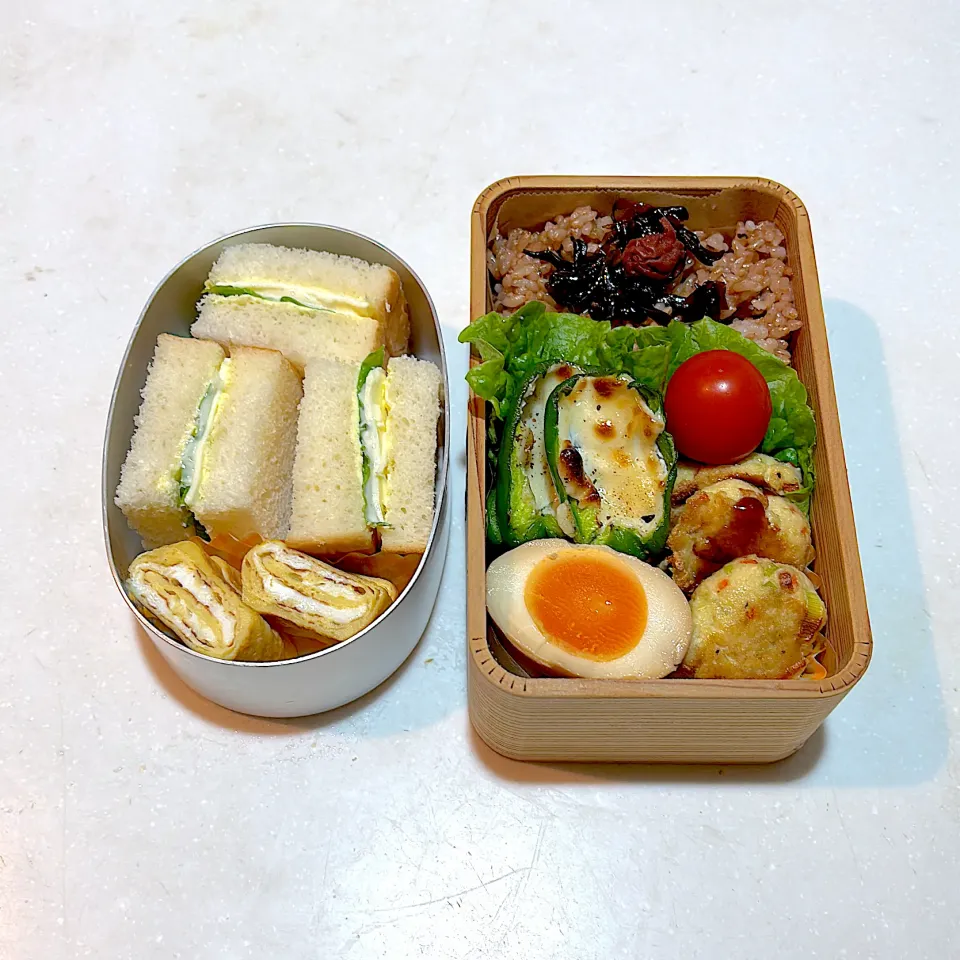 今日のオット弁当と、高３ムスメ弁当。|chi.aさん