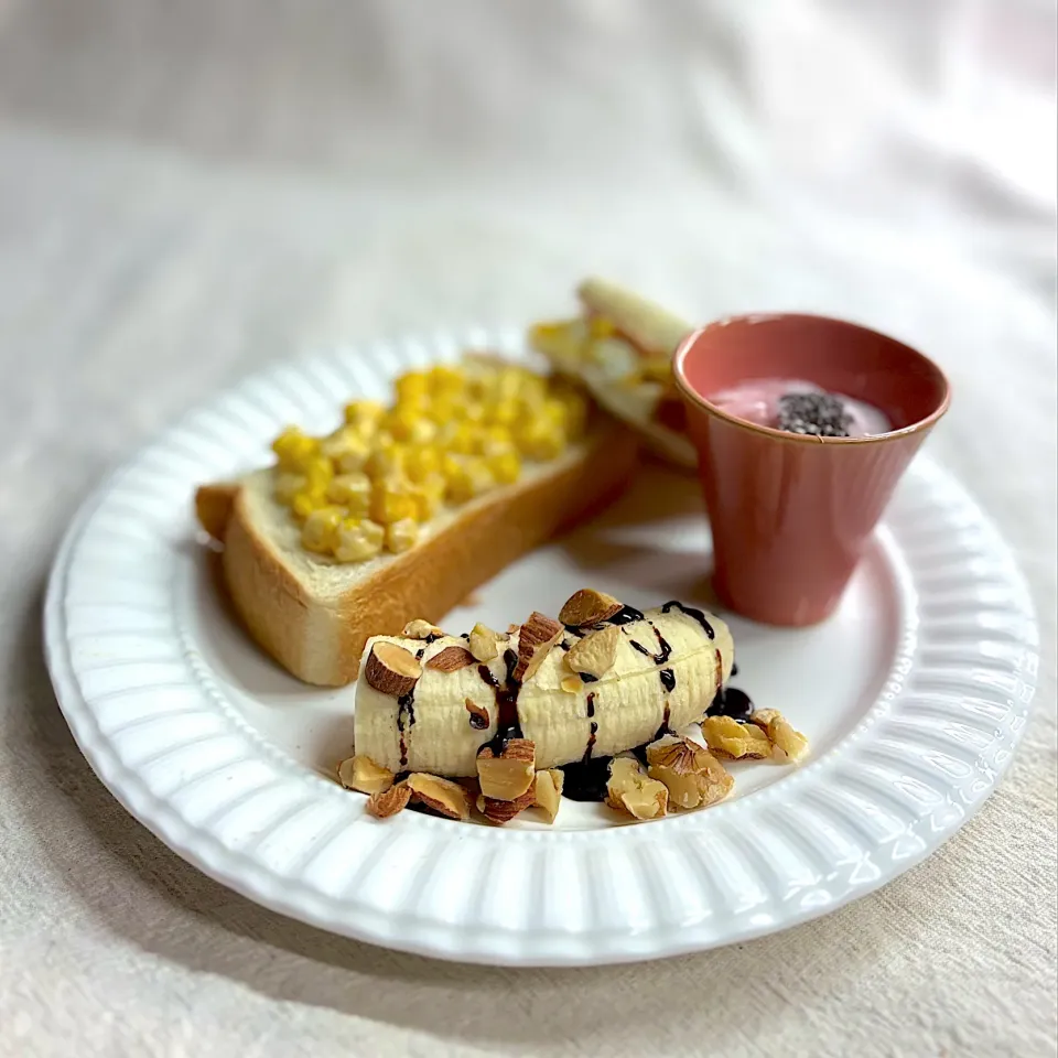 チョコナッツバナナ|かっちゃん杉さん