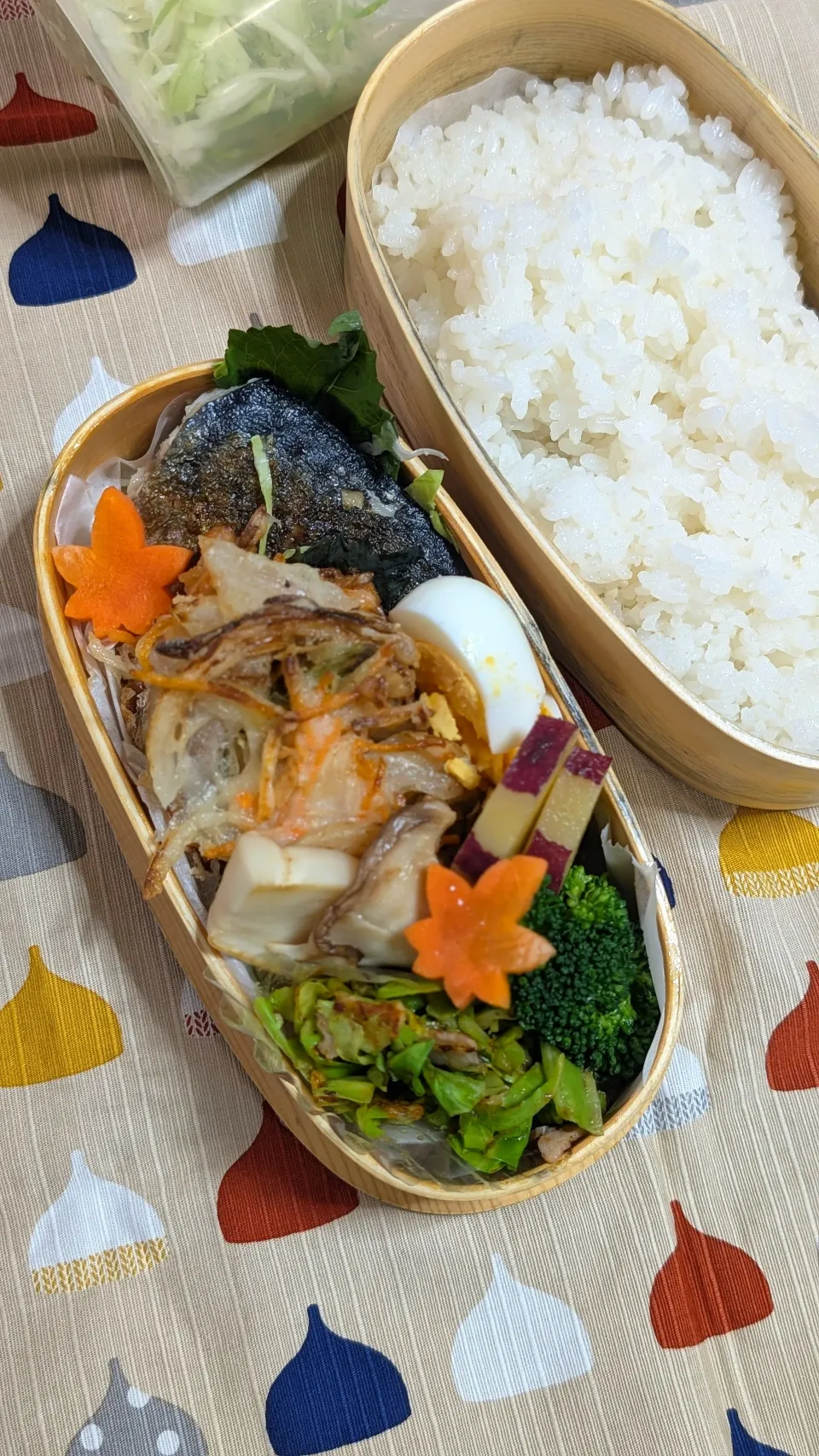 本日のお弁当〜昆布鯖の塩焼き弁当|f.1125beさん