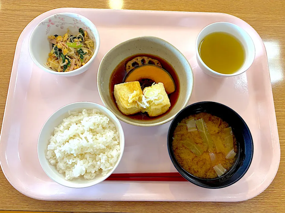 揚げ出し豆腐、春雨と卵の炒め物|syasyo9_biyoriさん