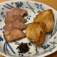 チャーシューと焼きおにぎり|yuuukaさん