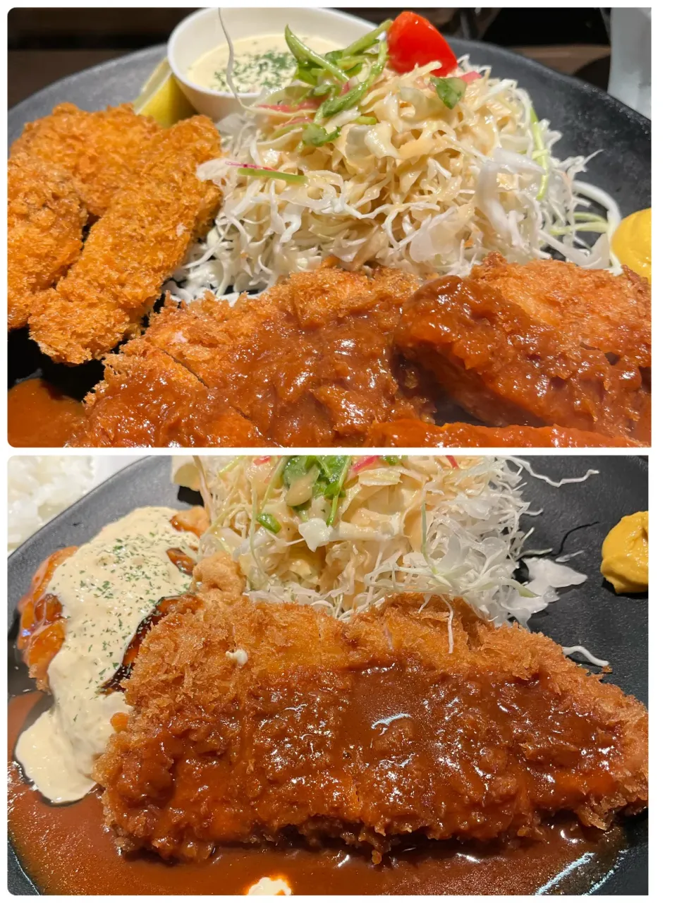 街の洋食屋さん❣️カキフライとヘレカツ。チキン南蛮とロースカツ。相変わらず美味しいです😊|tamemitiさん