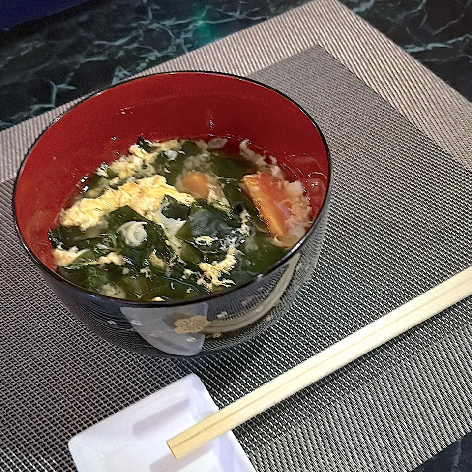 わかめと卵のスープ|古川まゆみさん