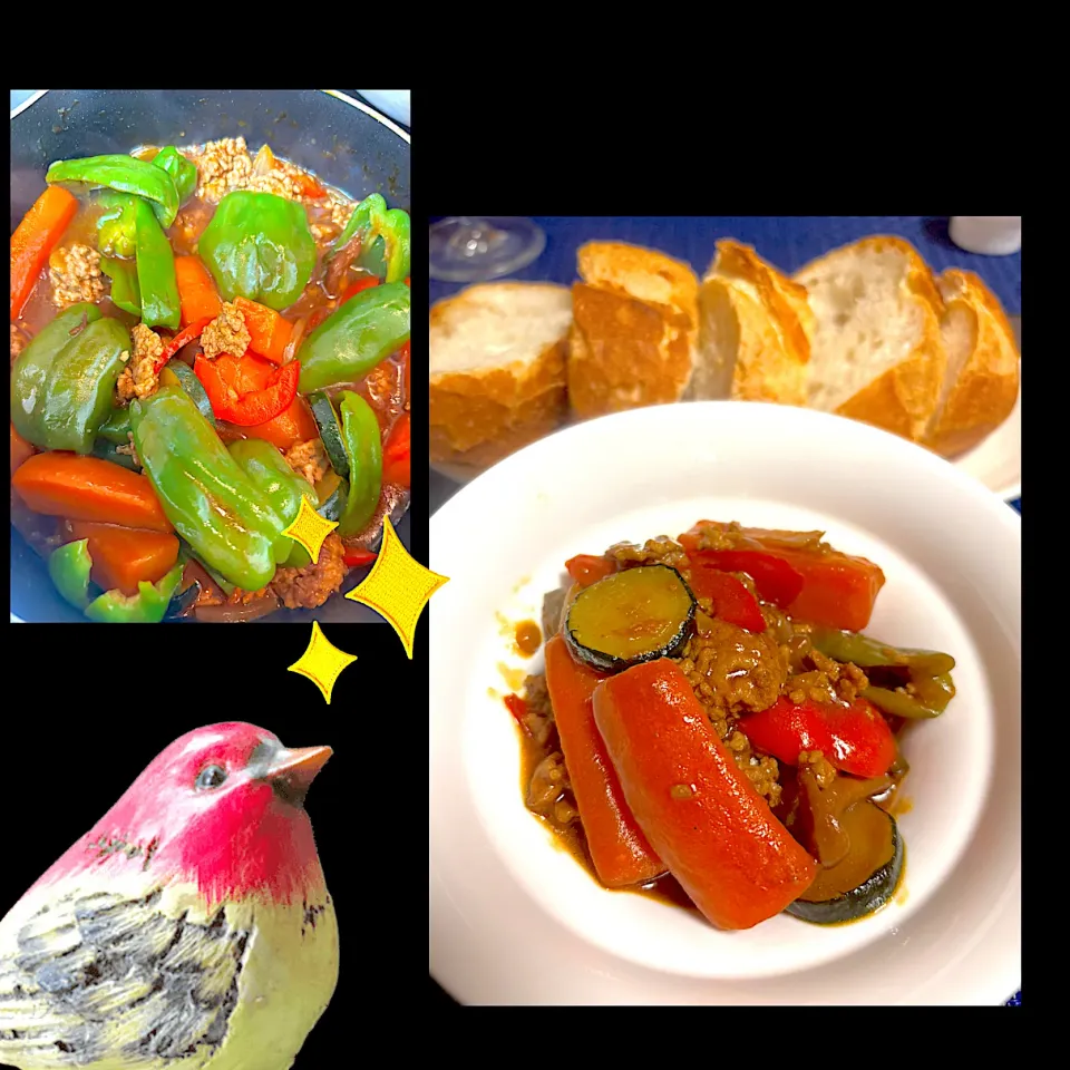 豚そぼろデミ|ゆっちこさん