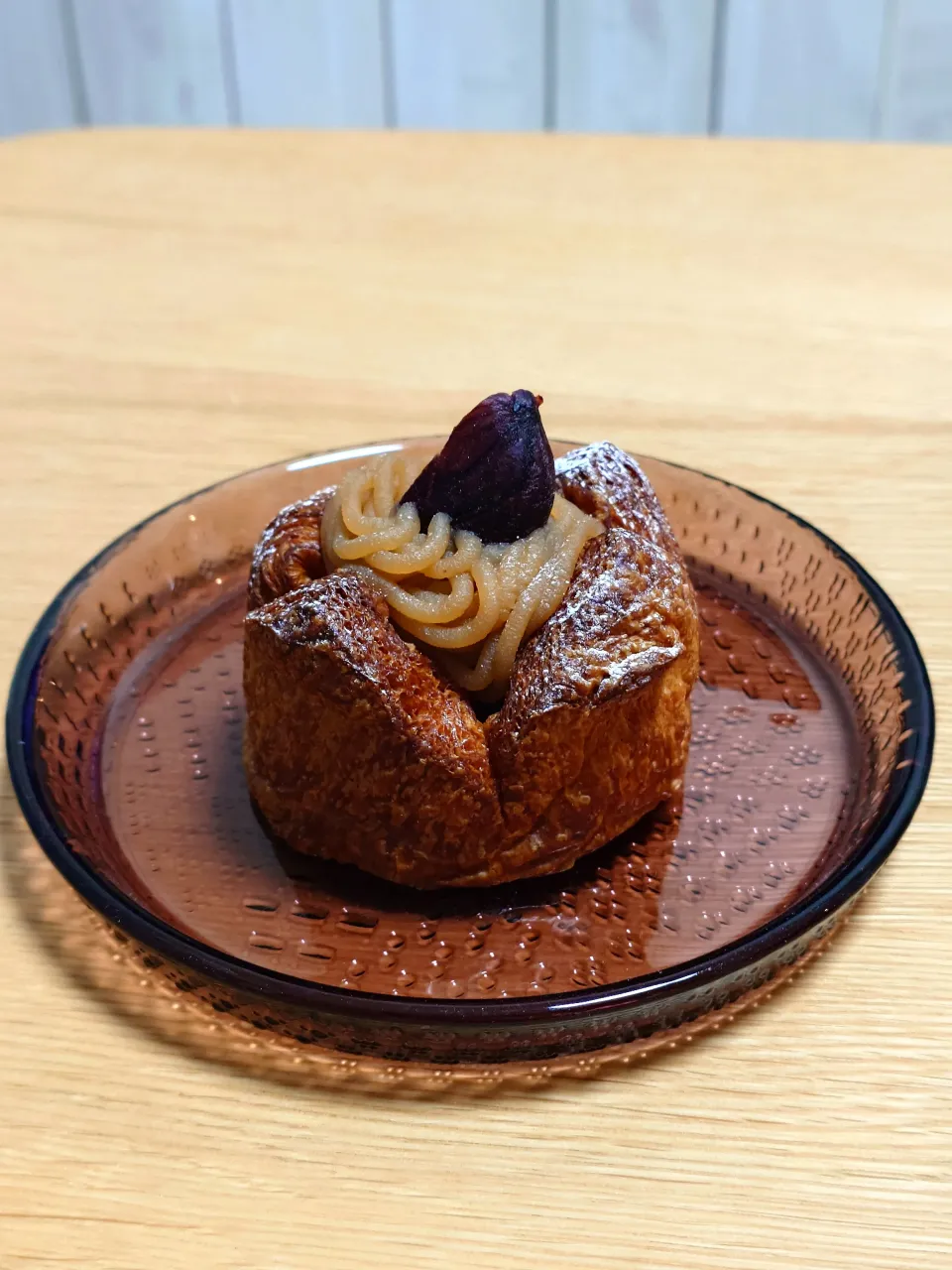 銀座・YATSUDOKIのデザートデニッシュ（モンブラン）|すーさん