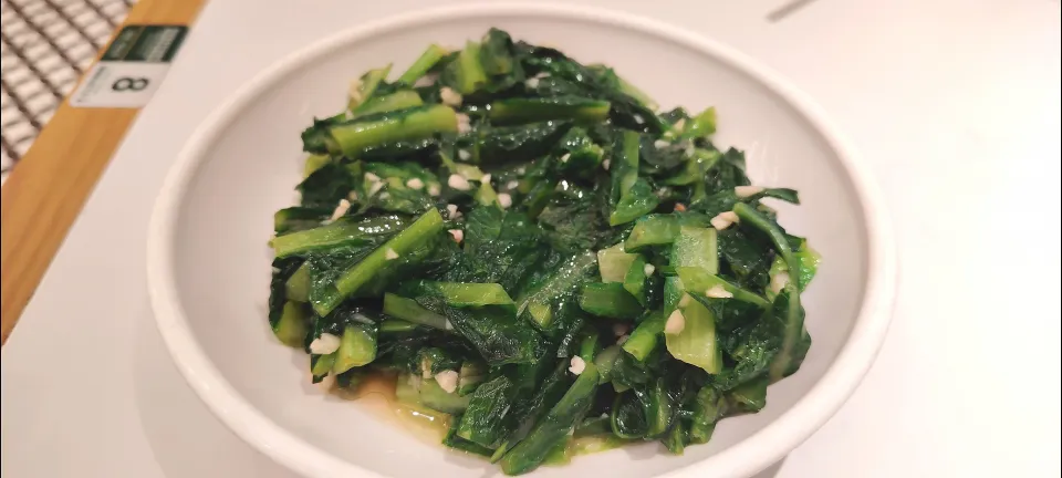 蒜蓉油麦菜🤤香湘。胡南菜😋🤤|🍒lynnlicious🍒さん