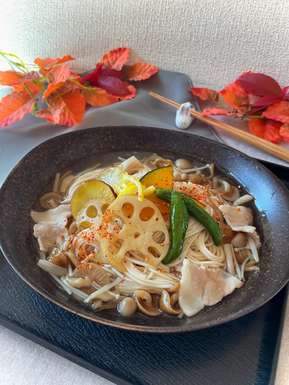 秋の餡かけ素麺|スイーツポテトさん