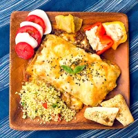 アンチョビキーマのラザニアプレート|青い鳥さん