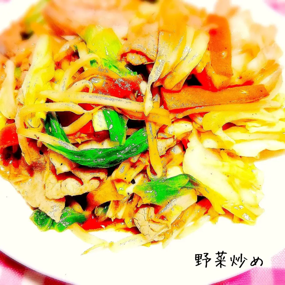 野菜シャキシャキ♬野菜炒め|あんみっちゃんさん
