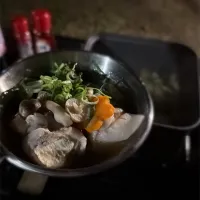 キャンプ飯　豆腐豚バラ巻き鍋|Nobuko  Kawanishiさん