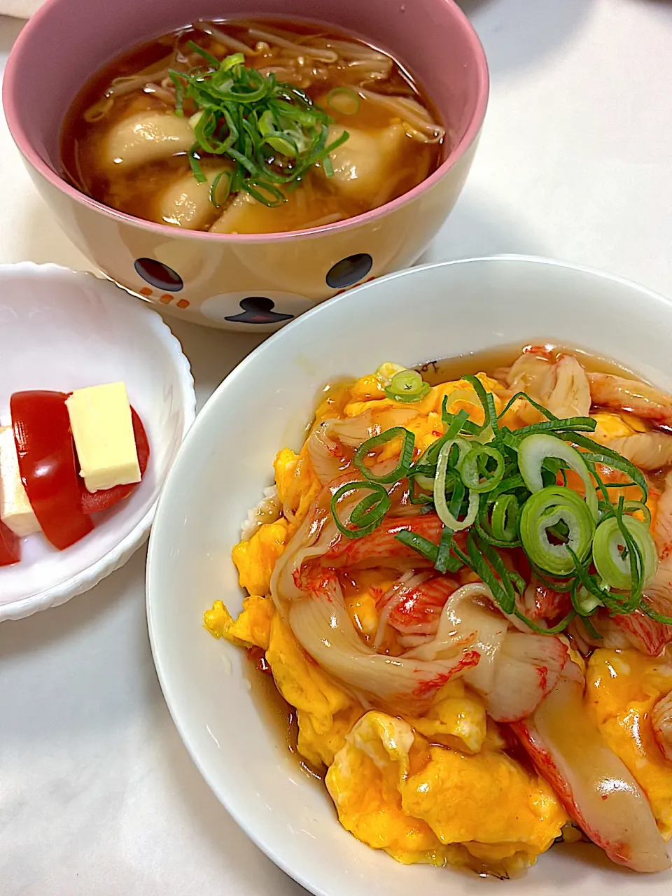 天津飯&スープ餃子&チートマ|なおさん