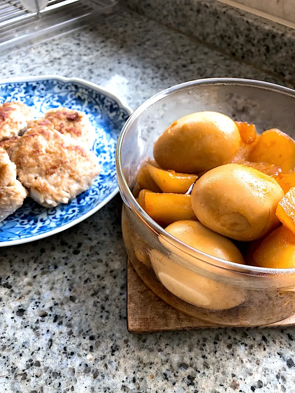 『作り置き』大根卵の甘辛煮＆えのきバーグ|ヨウコさん