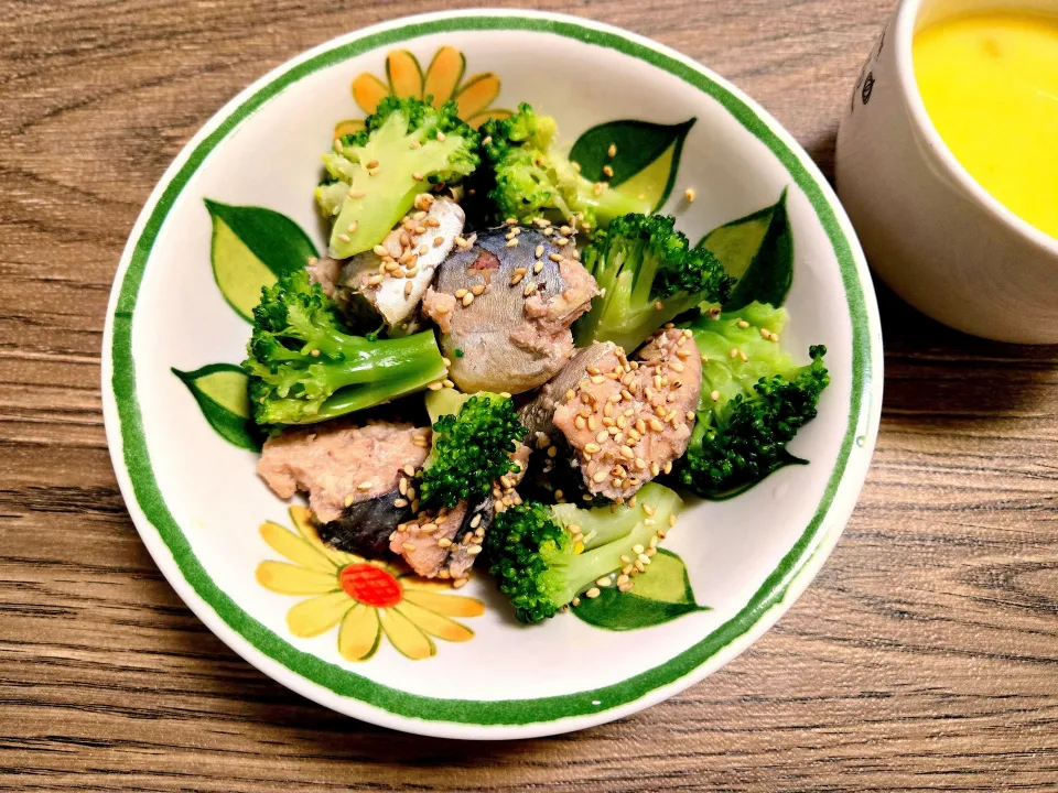 サバのブロッコリー和え|バンビさん