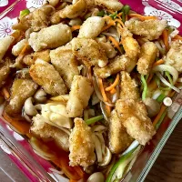 ふぐの竜田揚げの南蛮漬け✨|いっちゃんさん