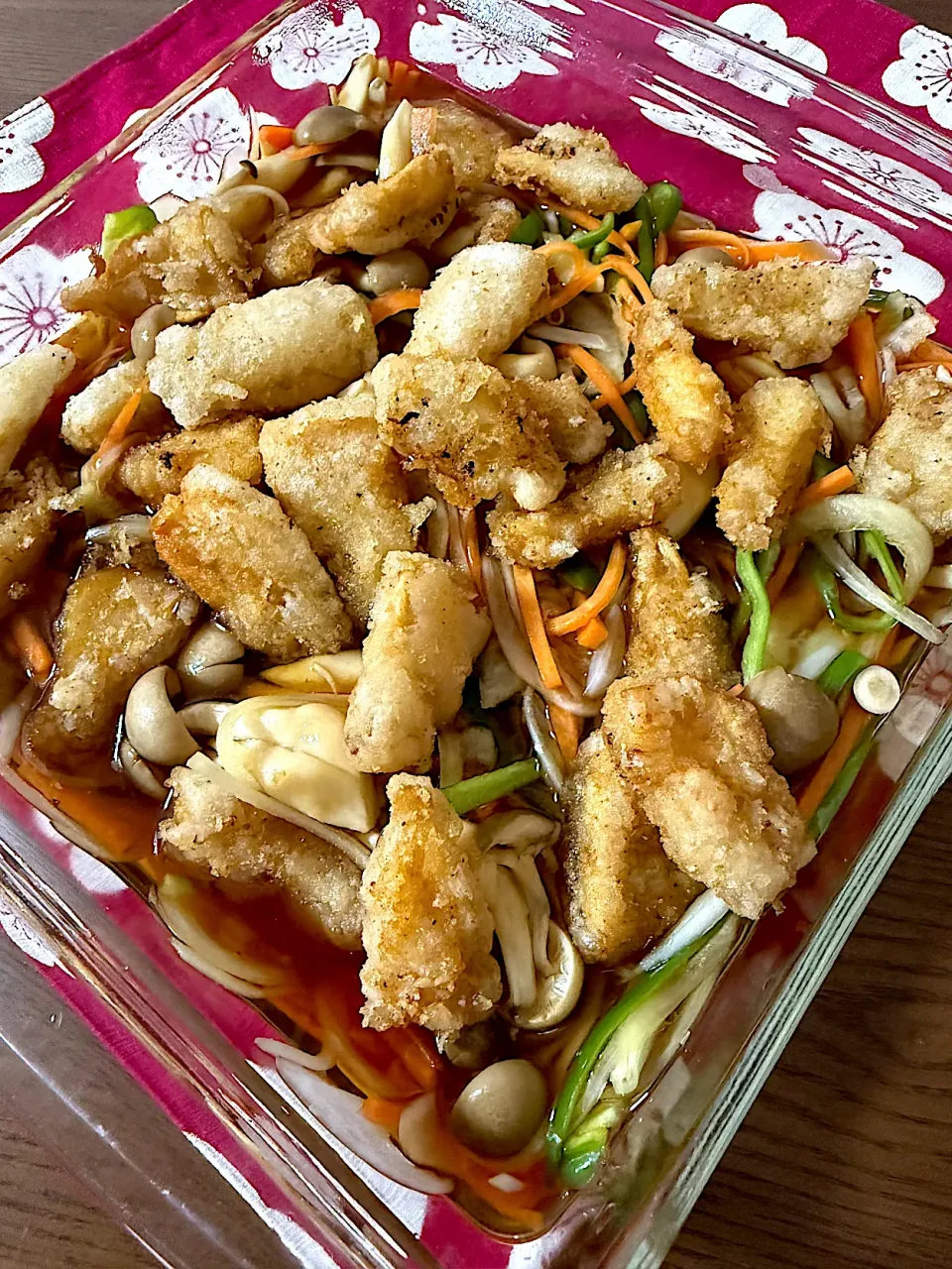 ふぐの竜田揚げの南蛮漬け✨|いっちゃんさん