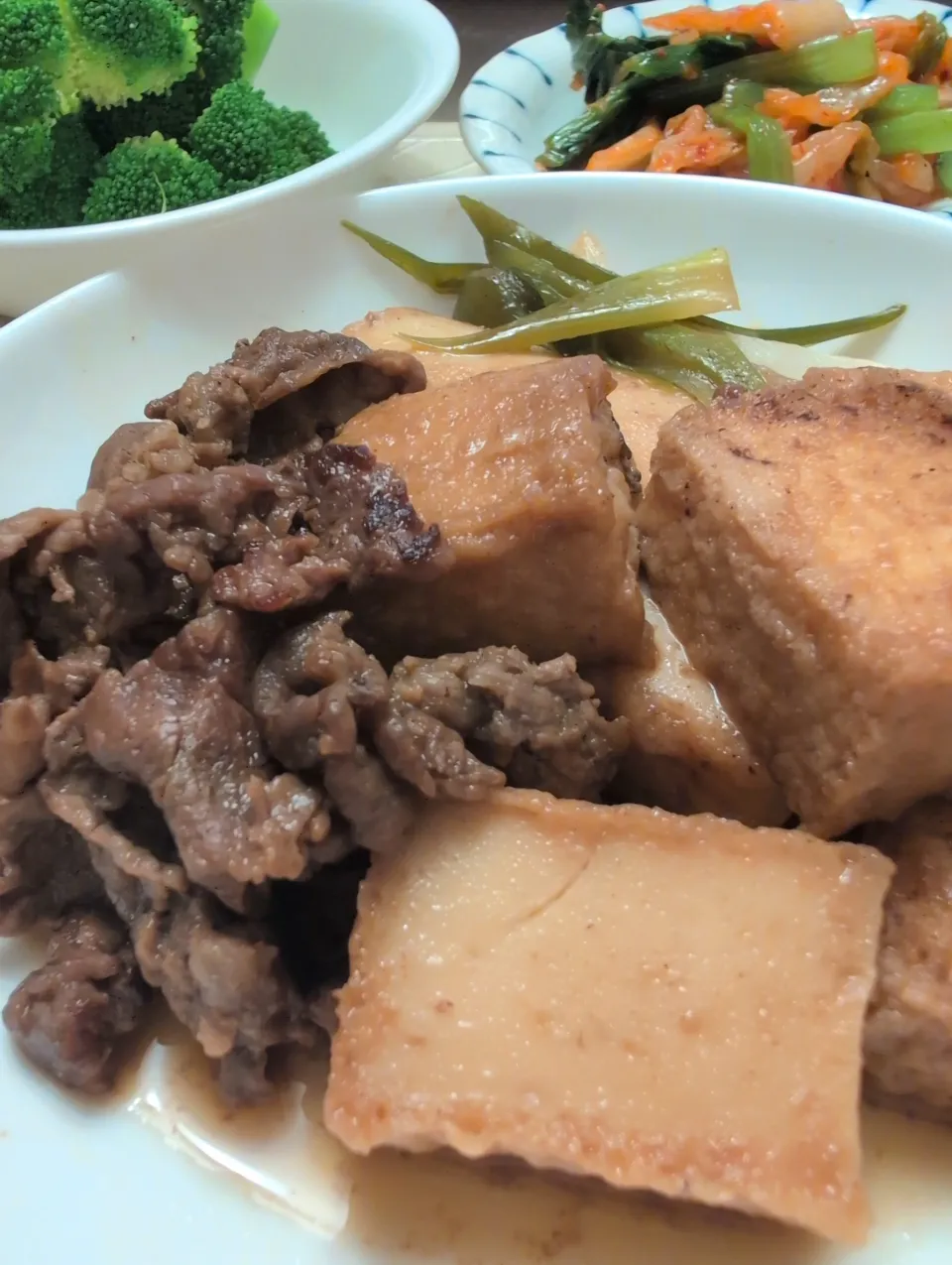 味しみ厚揚げ肉豆腐|naonaoさん