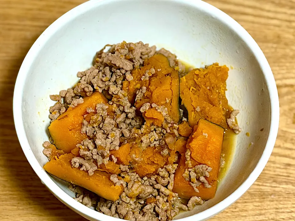 ☆かぼちゃそぼろ煮|まぁたんさん