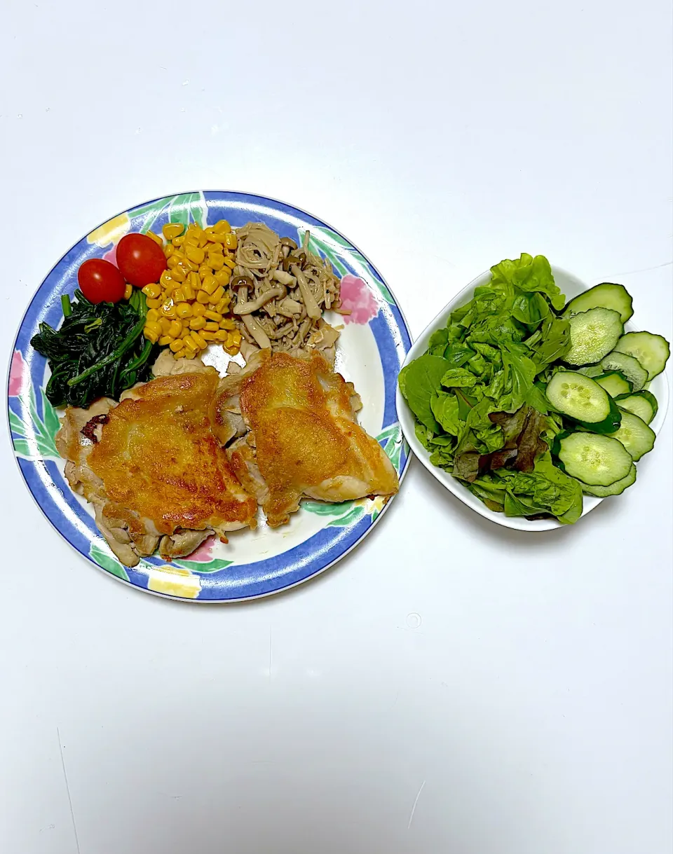 手作りプレート・パリパリ塩チキン|ＥMＩさん