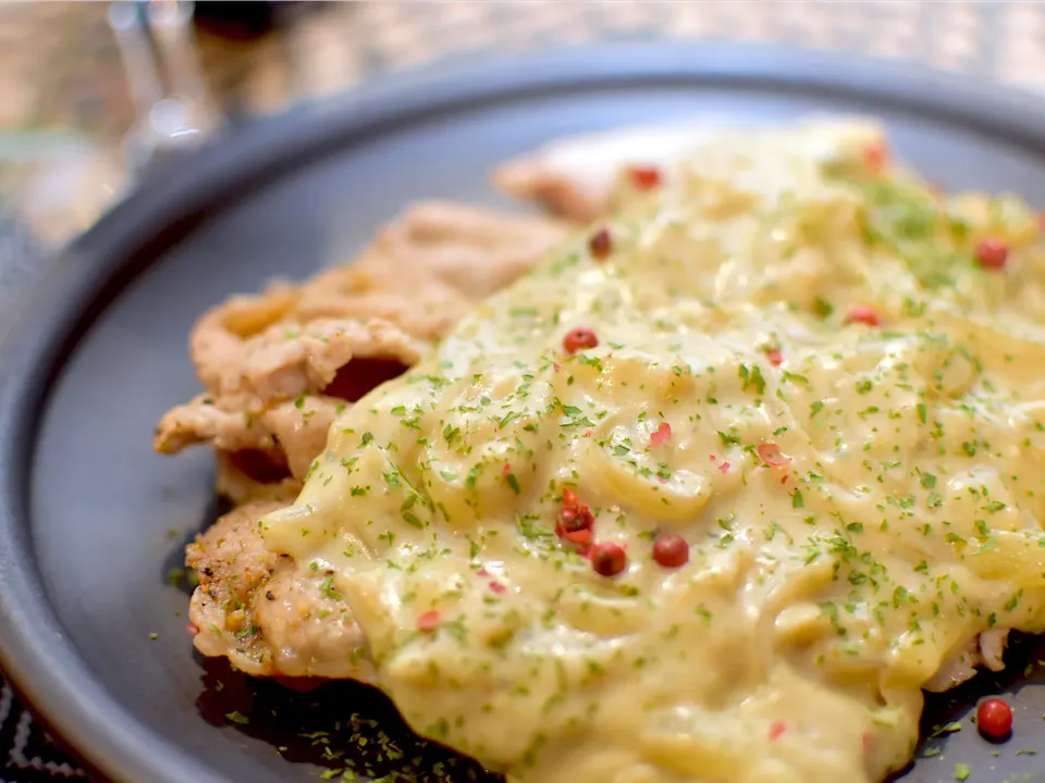 豚肉のチーズクリームソース|dra-kichiさん