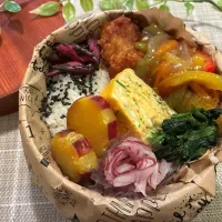 いかフライの黒酢餡掛け弁当|haruさん