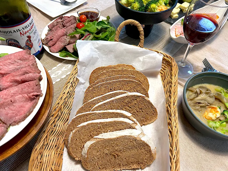 自家製ふすま入りカンパーニュ|n_nさん