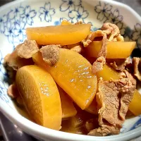 今夜は、味しみ豚大根を頂きました。生涯最高の出来です😋👍🎵|ギムレットさん