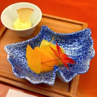 結婚記念日ディナー🍽️水菓子　りんごのシャーベット🍎|MIEKO 沼澤三永子さん