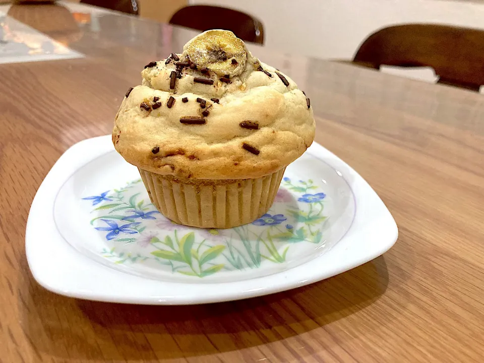 卵・乳製品・砂糖なし♡チョコバナナマフィン|みよさん