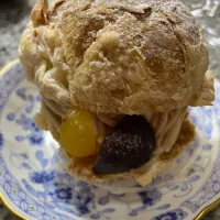 栗のシュークリーム|おかこさん
