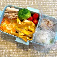 チキンピカタ弁当| ともえもんさん