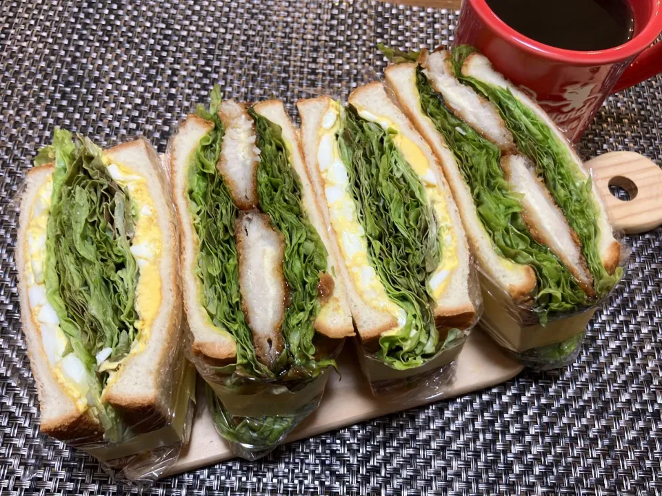 たまごサンド＆チキンカツサンド|サンドウィッチ伯爵さん