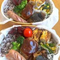 ハンバーグ弁当| hiro♪kouさん