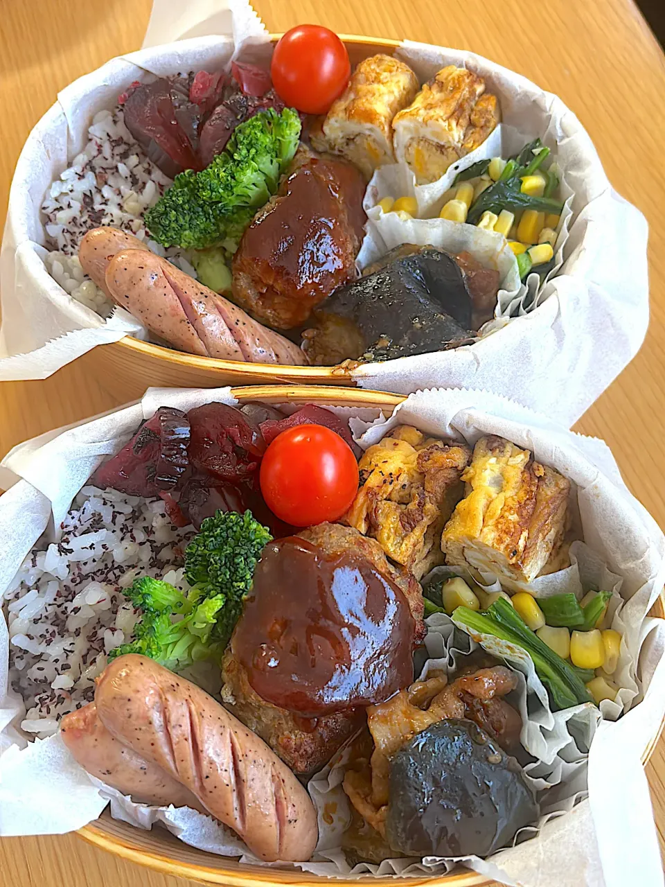 ハンバーグ弁当|hiro♪kouさん