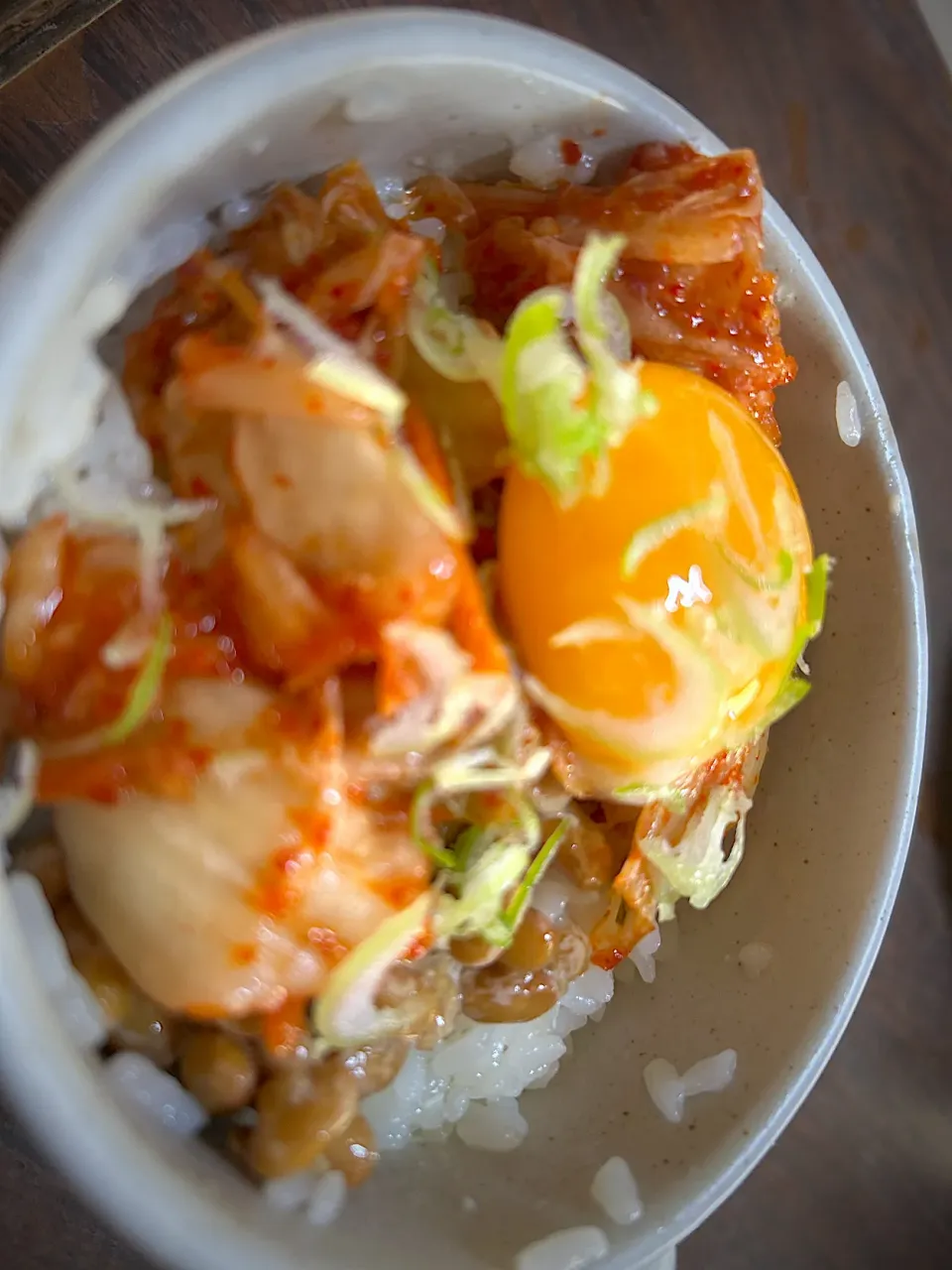 納豆キムチTKGを作りました!|トモちゃんさん