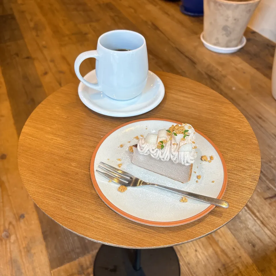 マロンバスチーとコーヒー|ちゃみこさん