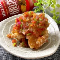 塩唐揚げサルサソース|KAORIさん